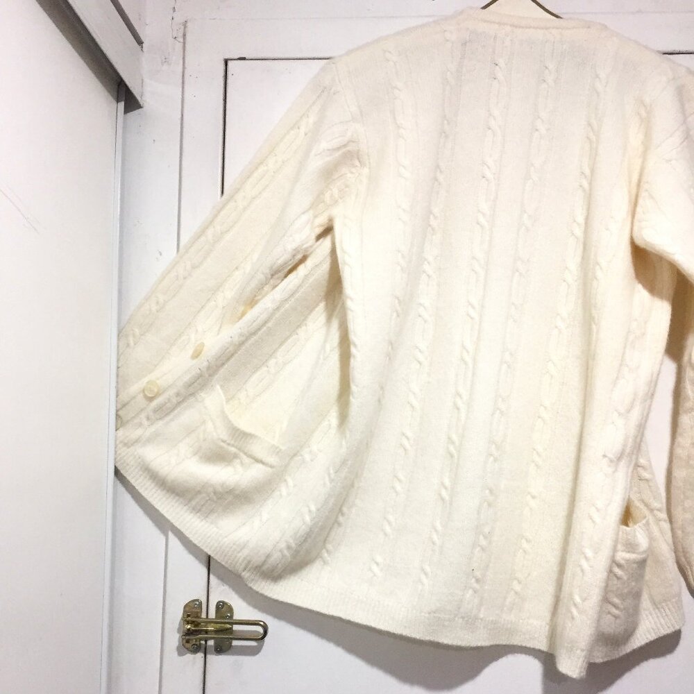 VINTAGE RINO ROSSI HAND FRAMED WOOL BLEND SWEATER CARDIGANS SIZE M